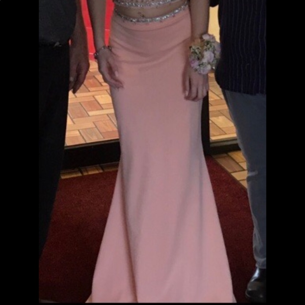 Pink prom dress